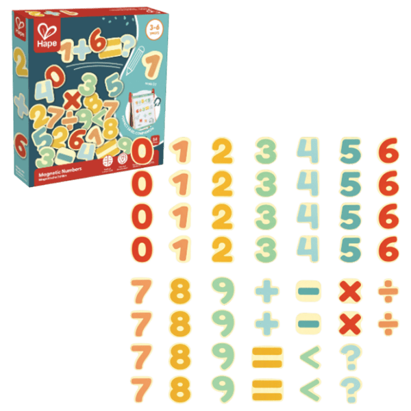 Набор фигурок Hape Early Explorer Magnetic Numbers 3+ / Бежевый photo 1