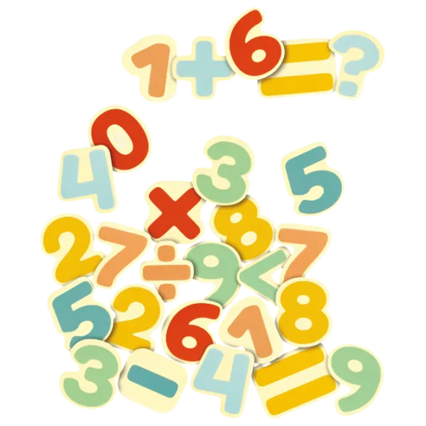 Набор фигурок Hape Early Explorer Magnetic Numbers 3+ / Бежевый photo 3