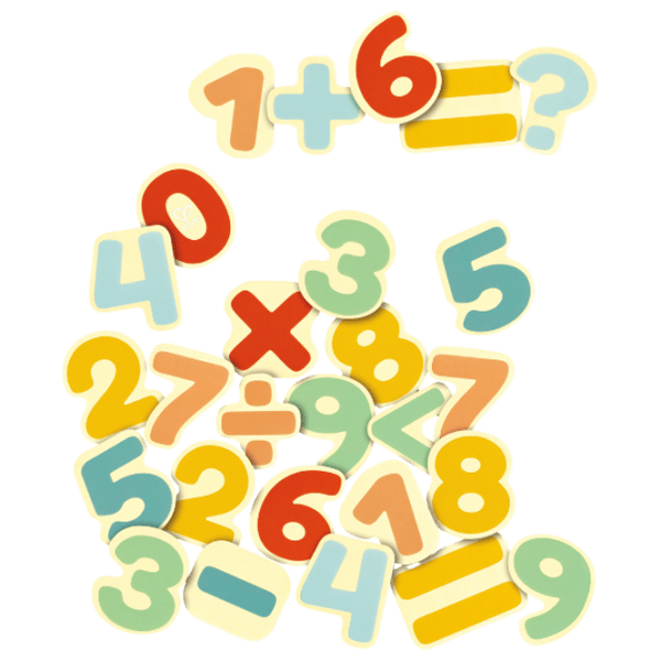 Набор фигурок Hape Early Explorer Magnetic Numbers 3+ / Бежевый photo 3