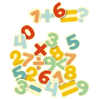 Набор фигурок Hape Early Explorer Magnetic Numbers 3+ / Бежевый photo 3