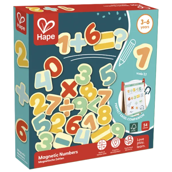 Набор фигурок Hape Early Explorer Magnetic Numbers 3+ / Бежевый photo 6