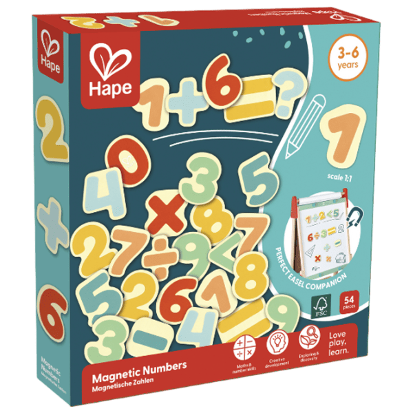 Набор фигурок Hape Early Explorer Magnetic Numbers 3+ / Бежевый photo 6
