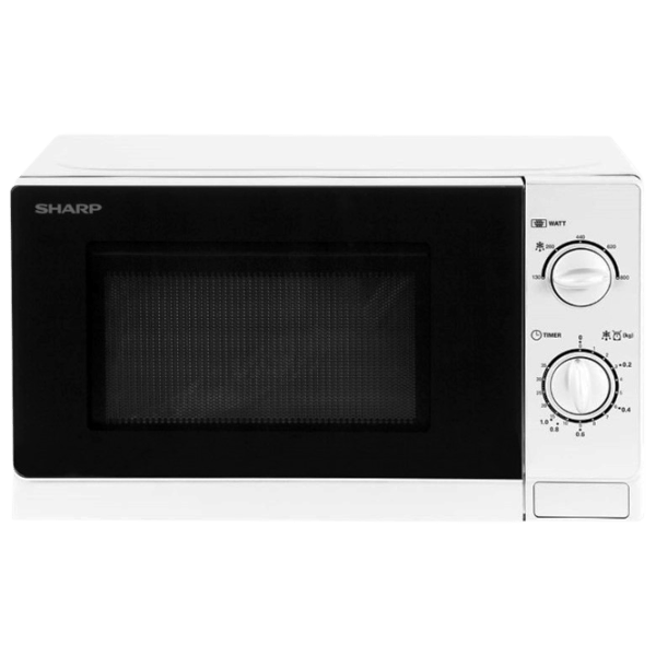 Микроволновая печь SHARP R20DW Отдельно стоящий / 800 Вт / Белый photo 1