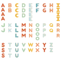 Набор фигурок Hape Early Explorer Letters 3+ / Бежевый photo 2