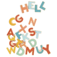 Набор фигурок Hape Early Explorer Letters 3+ / Бежевый photo 3