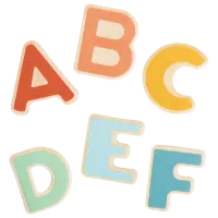 Набор фигурок Hape Early Explorer Letters 3+ / Бежевый photo 5