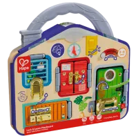 Set jucării Hape Love Play. Learn Închide și învață E1111 3+ / Multicolor Brown