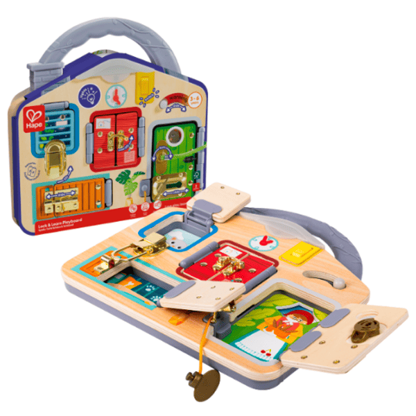 Игровой набор Hape Love Play. Learn Запирай и учись E1111 3+ / Разноцветный Коричневый photo 2
