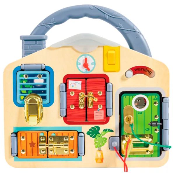 Игровой набор Hape Love Play. Learn Запирай и учись E1111 3+ / Разноцветный Коричневый photo 4