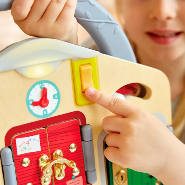 Игровой набор Hape Love Play. Learn Запирай и учись E1111 3+ / Разноцветный Коричневый photo 7