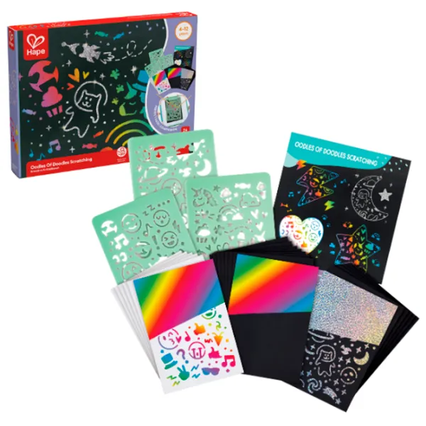 Креативный набор Hape Love Play. Learn Волшебные каракули E1071 3+ / Разноцветный Черный photo 2