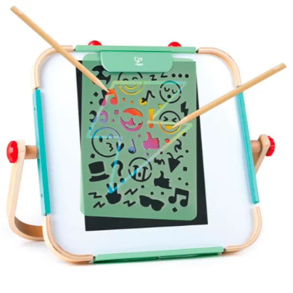 Креативный набор Hape Love Play. Learn Волшебные каракули E1071 3+ / Разноцветный Черный photo 6