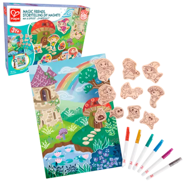 Set de creație Hape Love Play. Learn Prieteni magici E1077 3+ / Multicolor Multicolor photo 1