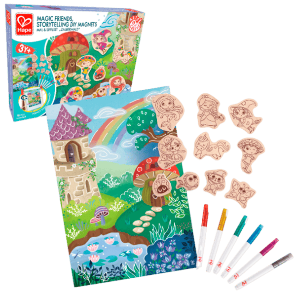 Set de creație Hape Love Play. Learn Prieteni magici E1077 3+ / Multicolor Multicolor photo 1