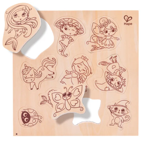 Set de creație Hape Love Play. Learn Prieteni magici E1077 3+ / Multicolor Multicolor photo 5