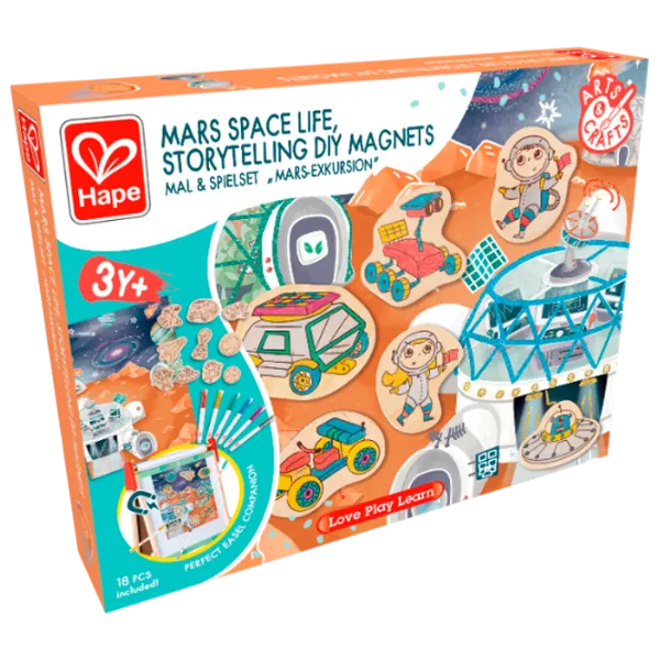 Set de creație Hape Love Play. Learn Expediția pe Marte E1078 3+ / Multicolor Orange photo 1