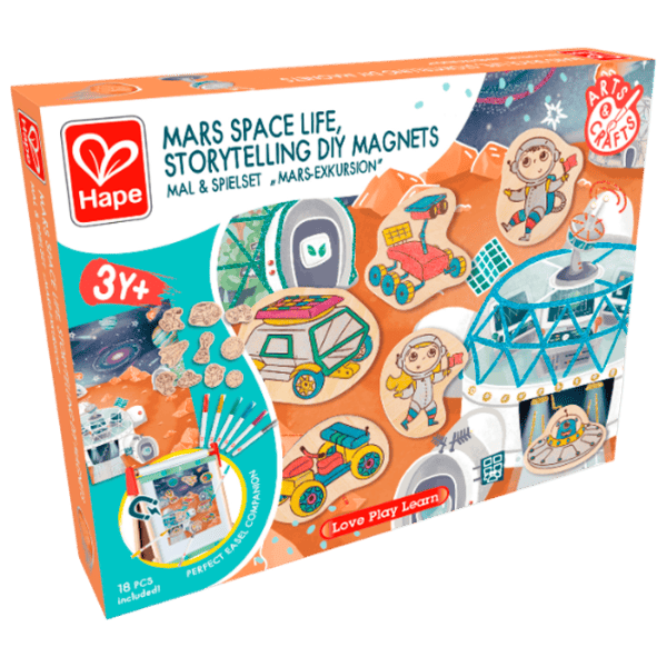 Set de creație Hape Love Play. Learn Expediția pe Marte E1078 3+ / Multicolor Orange photo 1