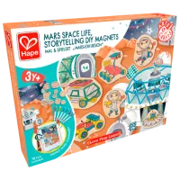 Set de creație Hape Love Play. Learn Expediția pe Marte E1078 3+ / Multicolor Orange