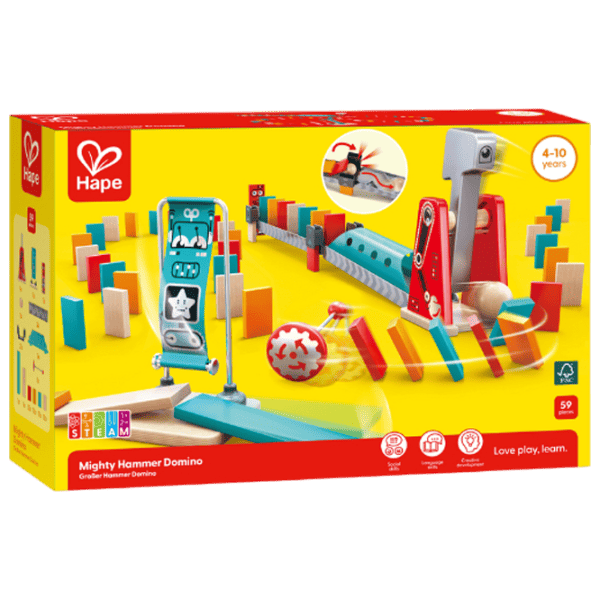 Настольная игра Hape Mighty Hammer Domino 4+/ Домино photo 5