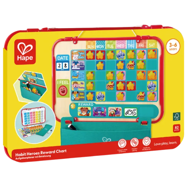 Развивающий набор Hape Habit Heroes E1114 3+ / Красный photo 7