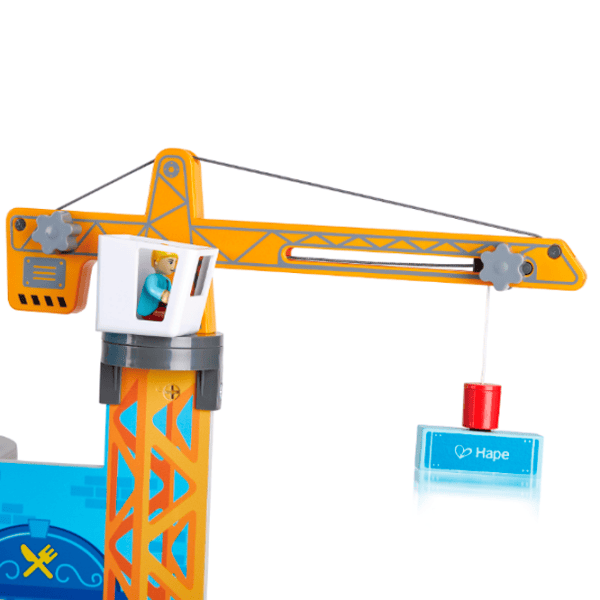Игровой набор Hape Play Essentials Железнодорожный комплекс Мега-Сити E3768 3+ / Разноцветный Красный photo 6