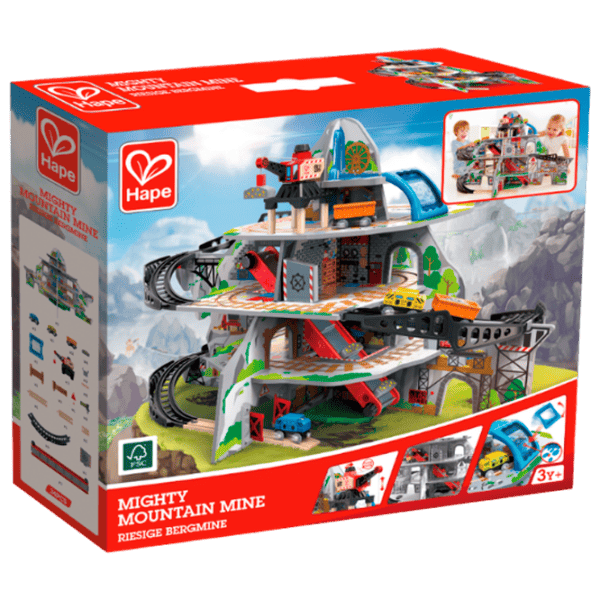 Игровой набор Hape Play Essentials Могучая горная шахта E3753 3+ / Разноцветный Серый photo 1