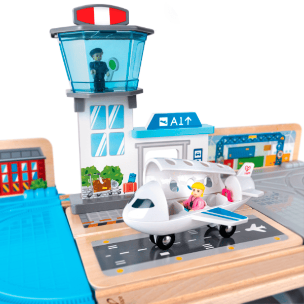 Set jucării Hape Play Essentials Transport Urban în Lădiță E3773 3+ / Multicolor Blue photo 5