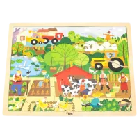 Puzzle VIGA Ferma 2+/ Numărul de piese: 48