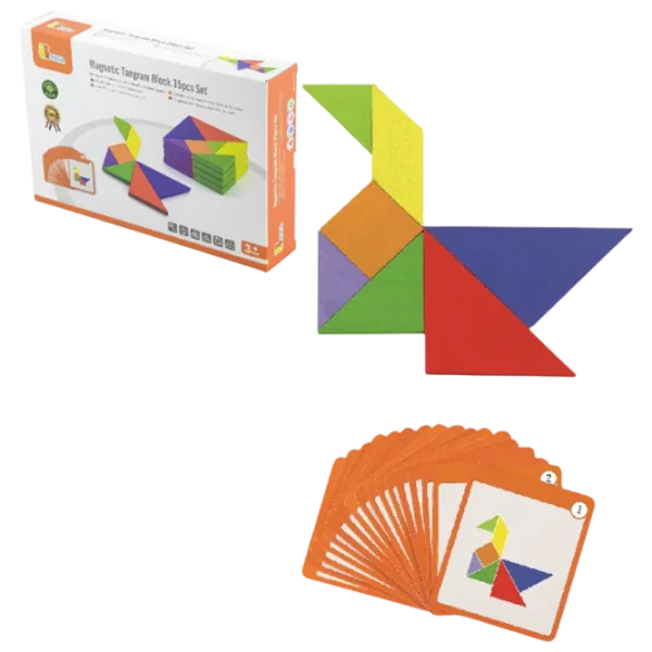 Настольная игра VIGA Magnetic Tangram 3+/ Логическая игра photo 4