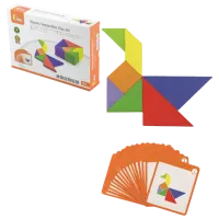 Joc de masă VIGA Magnetic Tangram 3+/ Joc de logică photo 4
