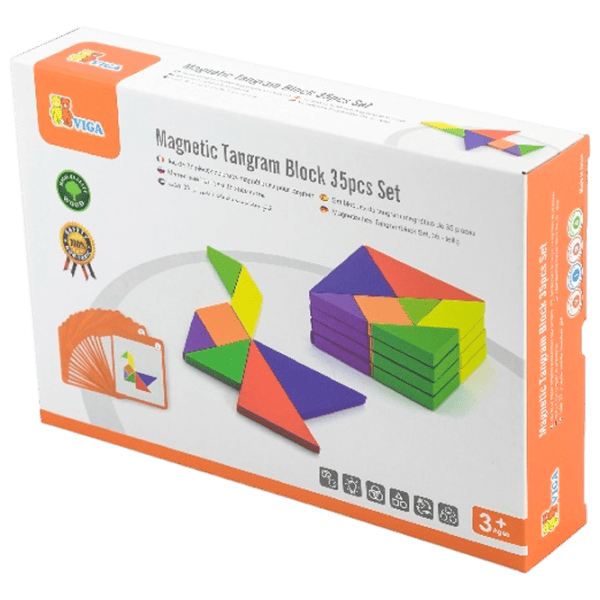 Настольная игра VIGA Magnetic Tangram 3+/ Логическая игра photo 6