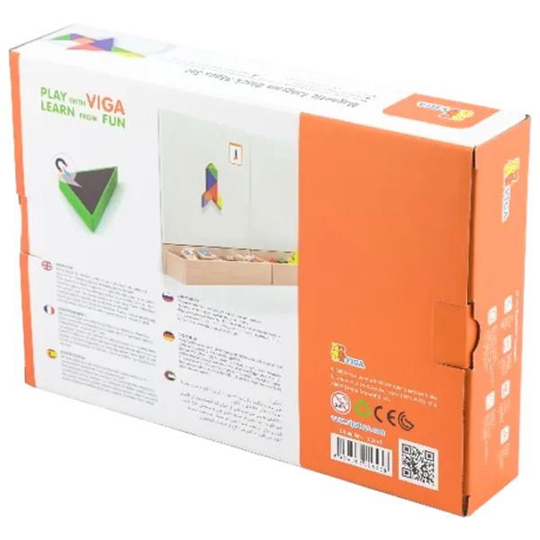 Настольная игра VIGA Magnetic Tangram 3+/ Логическая игра photo 7