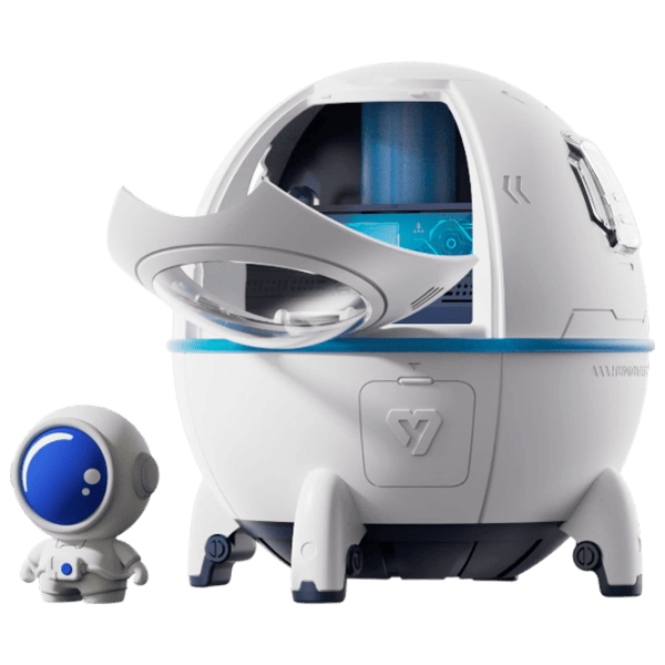 Umidificator de aer Humidifier Space Capsule Astronaut Cu ultrasunet/ White photo 1