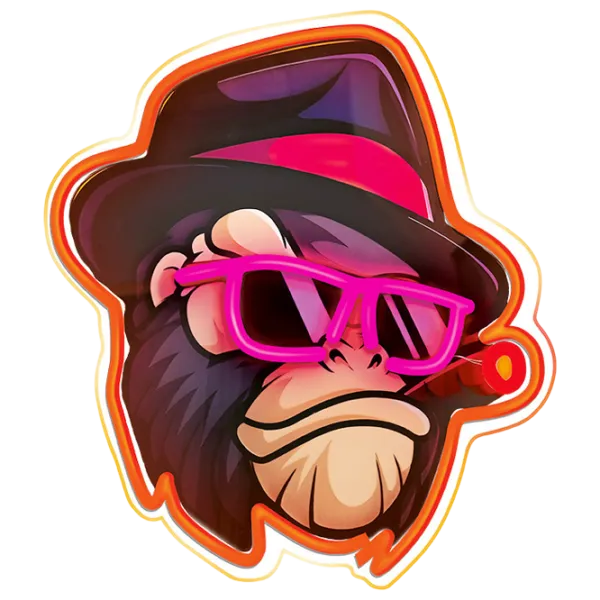 Светодиодная лампа Forever Light Neon ART Gangsta Monkey Разноцветный photo 1