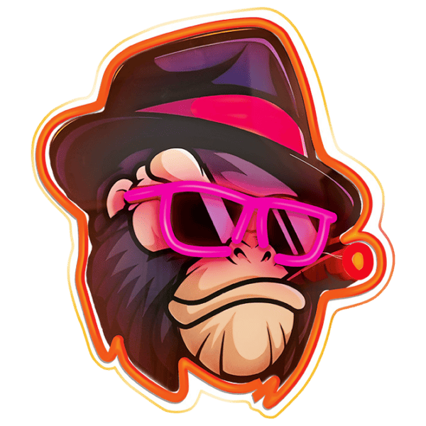 Светодиодная лампа Forever Light Neon ART Gangsta Monkey Разноцветный photo 1