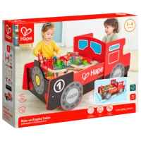 Masă de joc Hape Love Play. Learn Locomotivă E3769 3+ / Multicolor Red