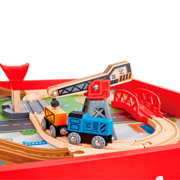 Cтолик игровой Hape Love Play. Learn Поезд E3769 3+ / Разноцветный Красный photo 6