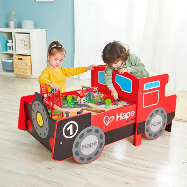 Cтолик игровой Hape Love Play. Learn Поезд E3769 3+ / Разноцветный Красный photo 7