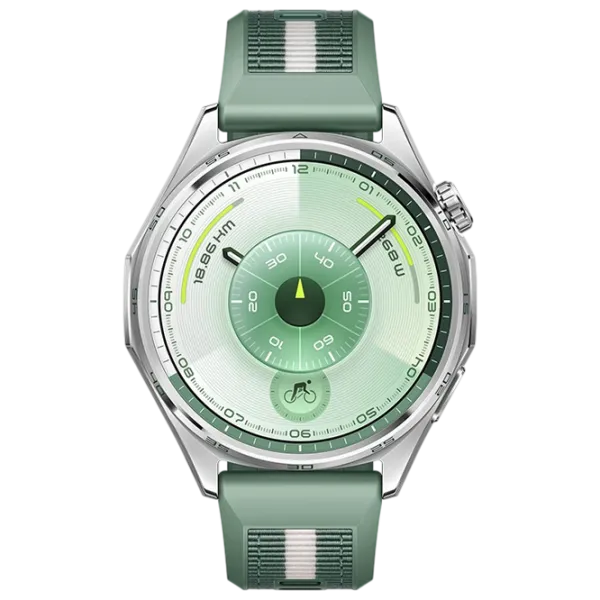 Ceas inteligent Huawei Watch GT 6  1.43" / 46 mm / Silver - Green / VLI-B19 photo 2