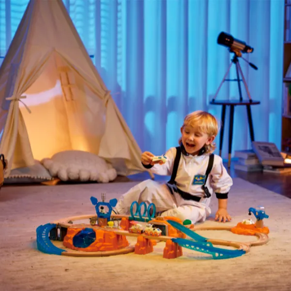 Set jucării Hape Love Play. Learn Explorarea Planetei Marte E3799 3+ / Multicolor Blue photo 5