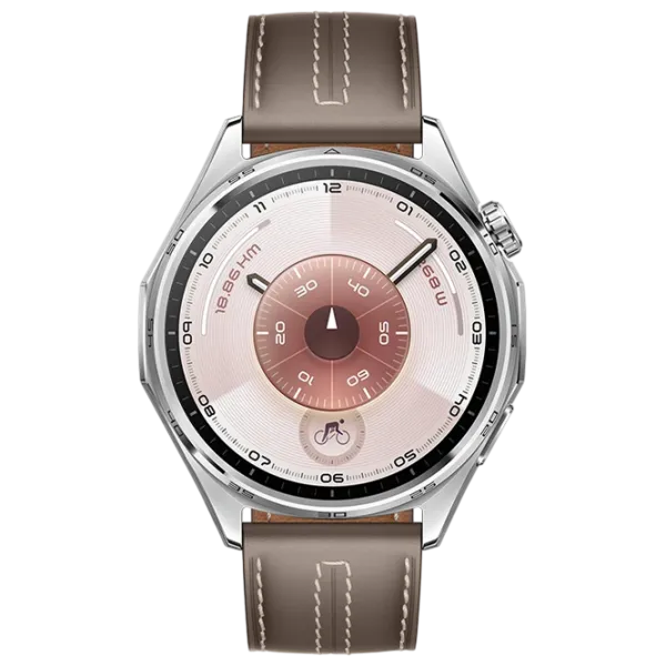 Ceas inteligent Huawei Watch GT 6  1.43" / 46 mm / Silver - Brown / VLI-B19 photo 2