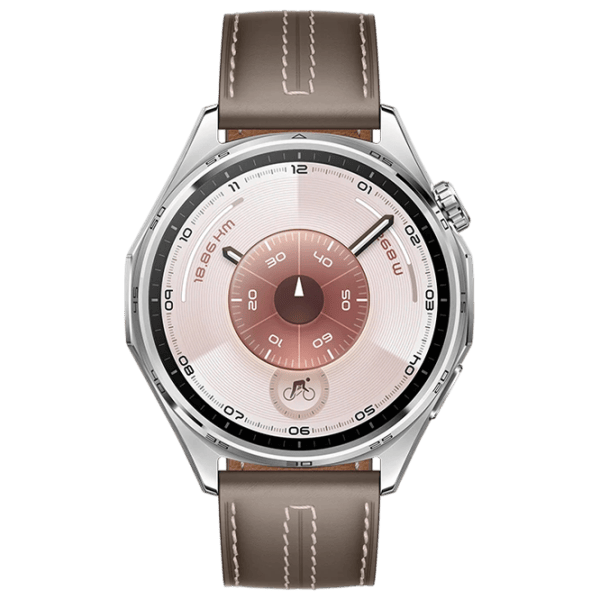 Ceas inteligent Huawei Watch GT 6  1.43" / 46 mm / Silver - Brown / VLI-B19 photo 2