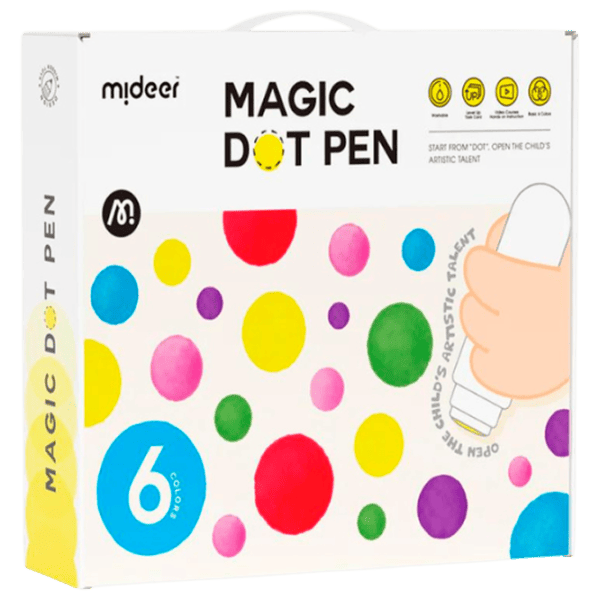 Set de creație Mideer Magic Dot Pen MD6200 1+ / Multicolor White photo 1