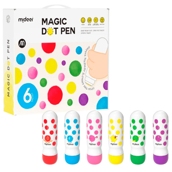 Set de creație Mideer Magic Dot Pen MD6200 1+ / Multicolor White photo 3