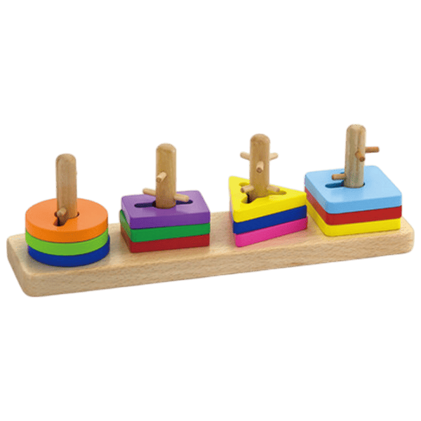 Развивающий набор VIGA PolarB Enigma Geometric Figures 50968 1+ / Разноцветный photo 1