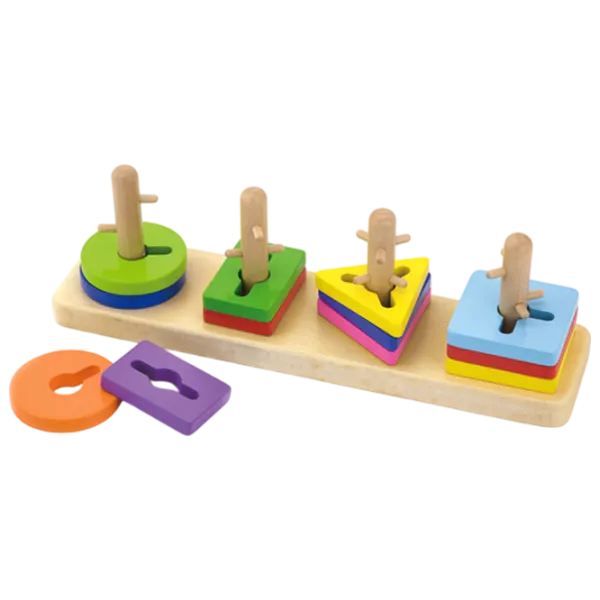 Развивающий набор VIGA PolarB Enigma Geometric Figures 50968 1+ / Разноцветный photo 3