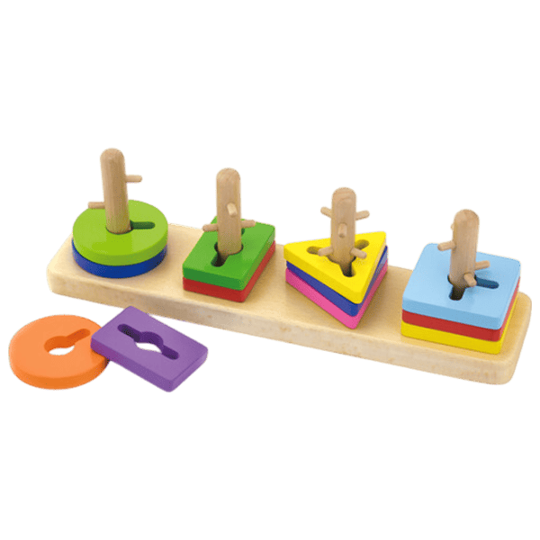 Развивающий набор VIGA PolarB Enigma Geometric Figures 50968 1+ / Разноцветный photo 3