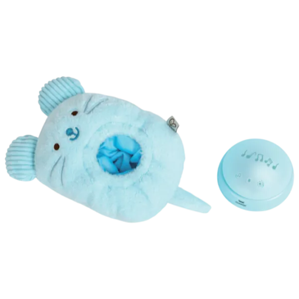 Jucărie muzicală Hape Baby Huggy Momo E0113 0+ / Blue photo 4