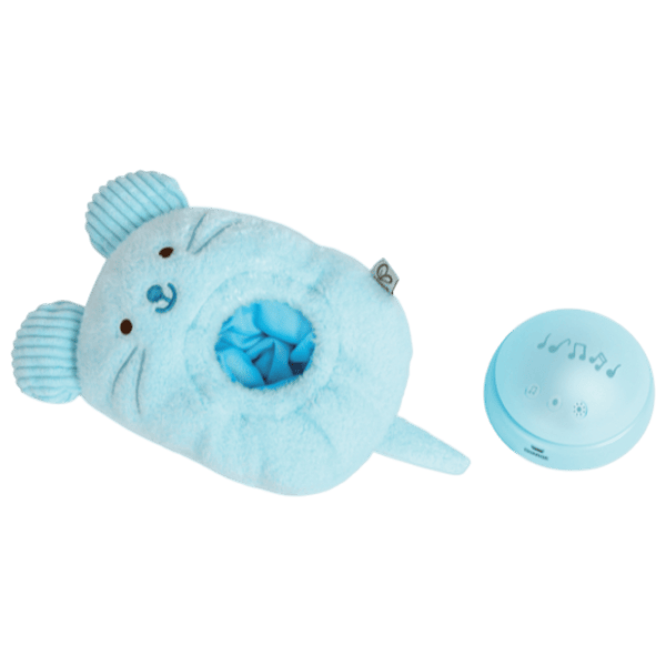 Jucărie muzicală Hape Baby Huggy Momo E0113 0+ / Blue photo 4