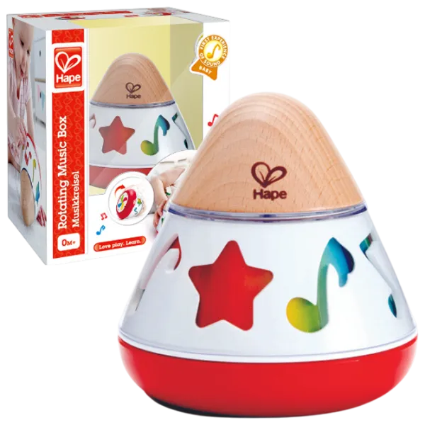 Jucărie muzicală Hape Baby Music Songs for sleep E0332 0+ / White photo 3